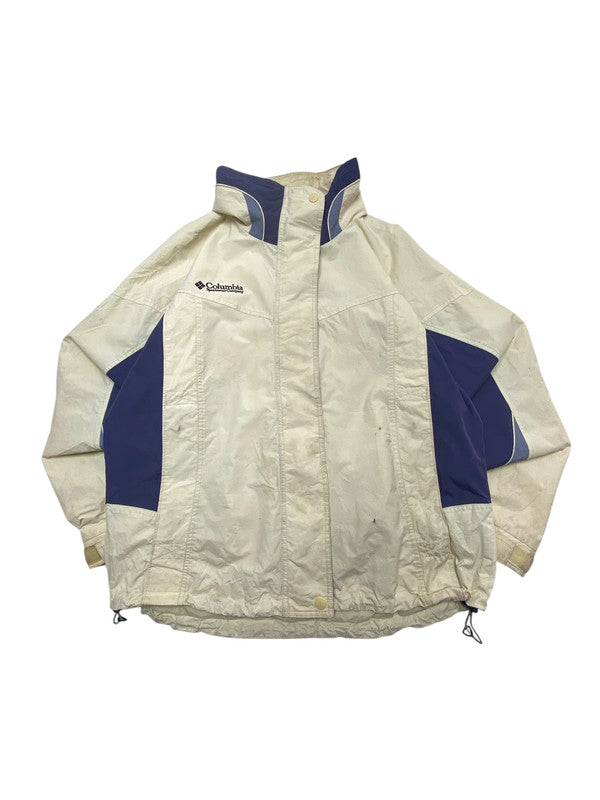 Cream Columbia Raincoat Women's Large