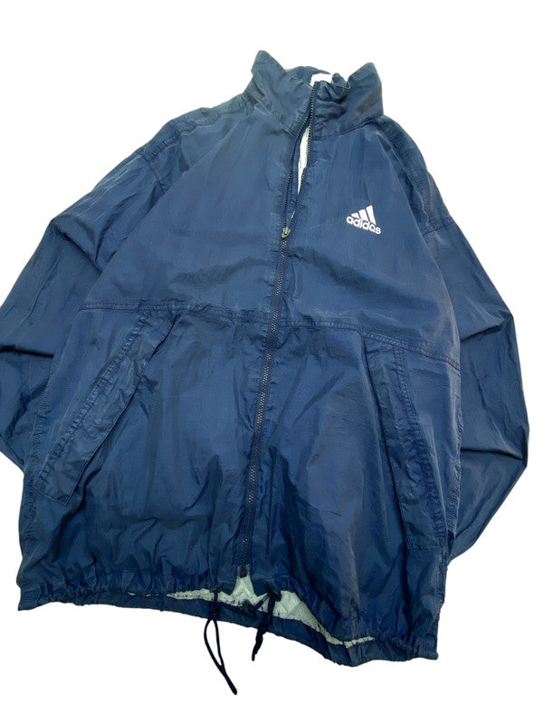 90s Navy Adidas Windbreaker Men's Large
