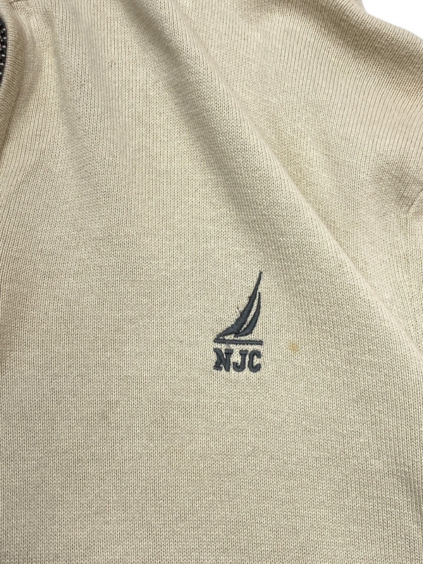 Beige Nautica Jeans Co. Half-zip Sweater Men's XL