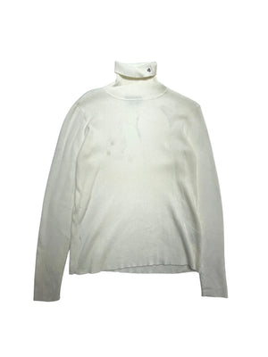 White Ralph Lauren Turtleneck Jumper Women's Medium