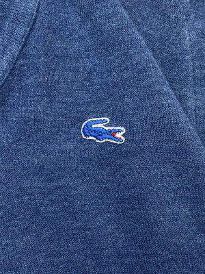 Navy IZOD x Lacoste V-neck Jumper Men's Medium