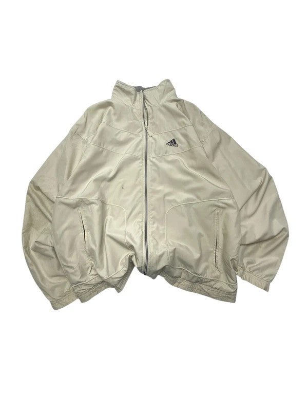 00s Beige Adidas Windbreaker Men's XL