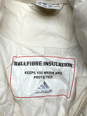 00s Cream Adidas Puffer Jacket Women's Medium