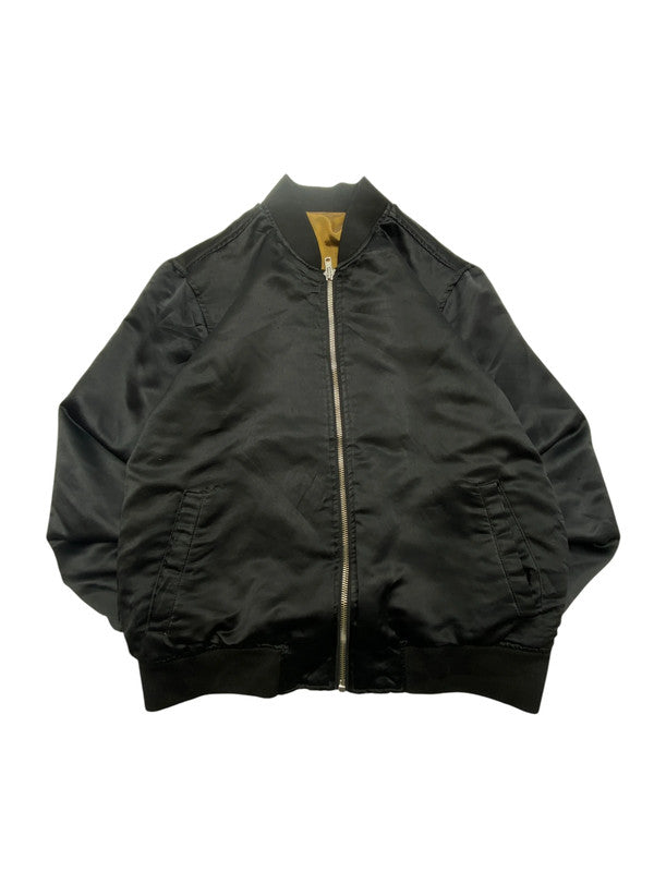 Black Bomber Jacket Men's XL