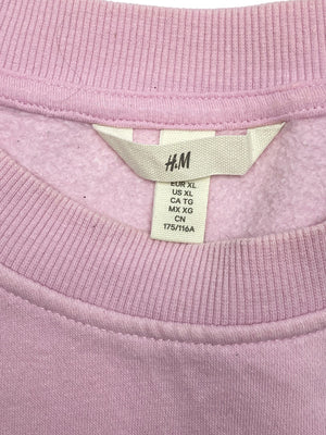 Pink H&M Badge Sweatshirt Women's XL