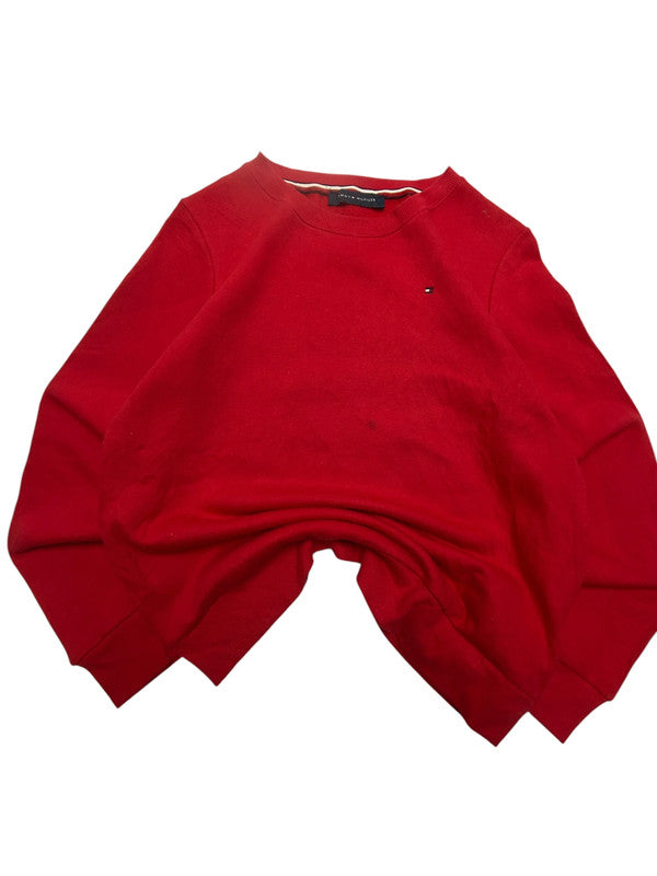 Red Tommy Hilfiger Sweatshirt Men's Small