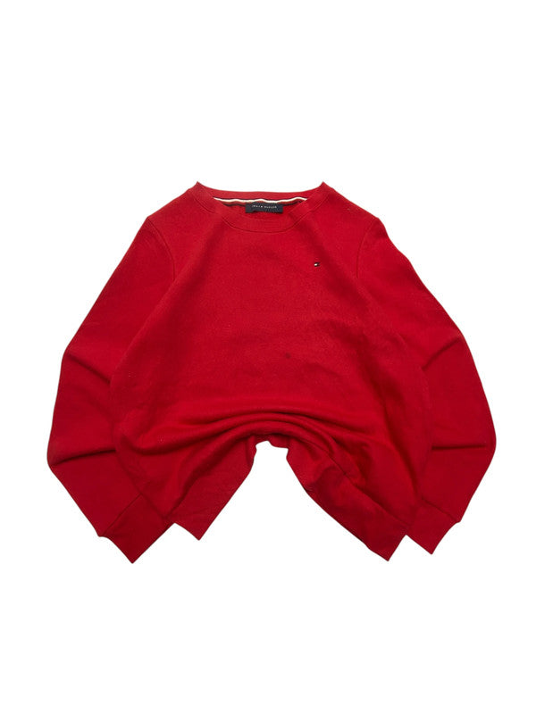 Red Tommy Hilfiger Sweatshirt Men's Small