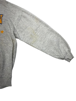 Grey Jerzees Badge Sweatshirt Men's XL