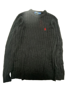 Black Ralph Lauren Knitwear Jumper Women's Large