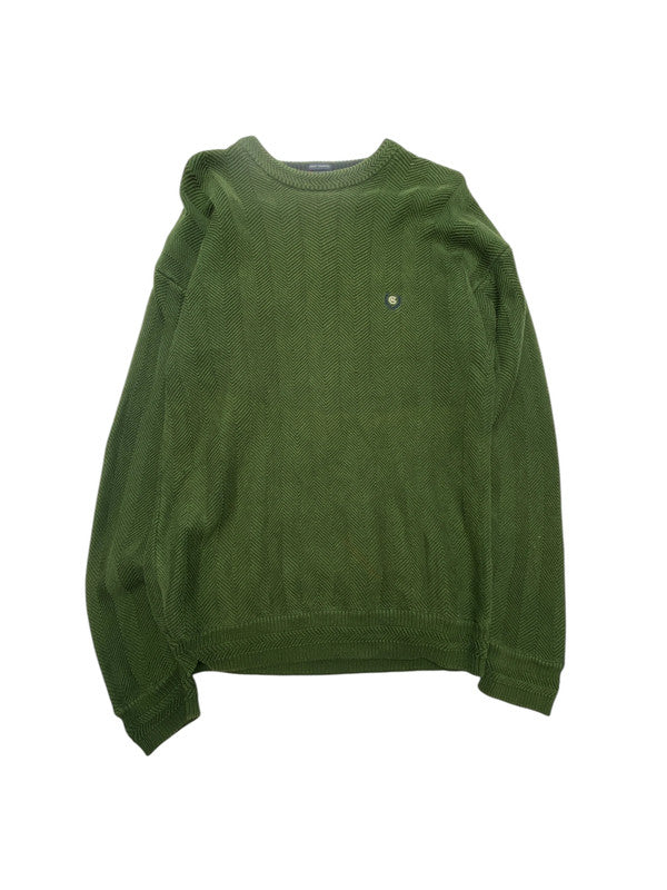 Green CHAPS Crew-neck Jumper Men's Small