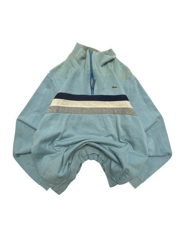 Light Blue Lacoste Half-zip Sweatshirt Men's Medium