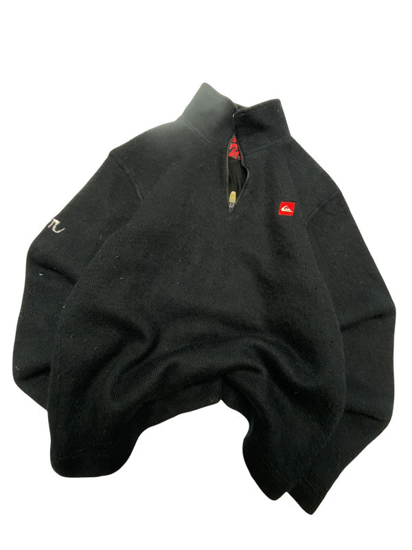 Black Quiksilver Half-zip Sweater Women's Large