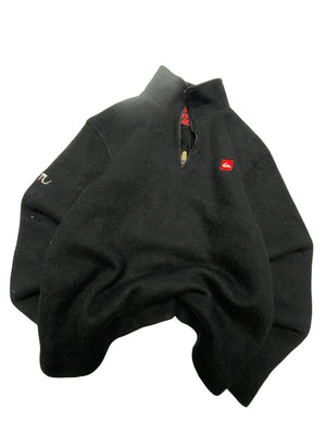 Black Quiksilver Half-zip Sweater Women's Large