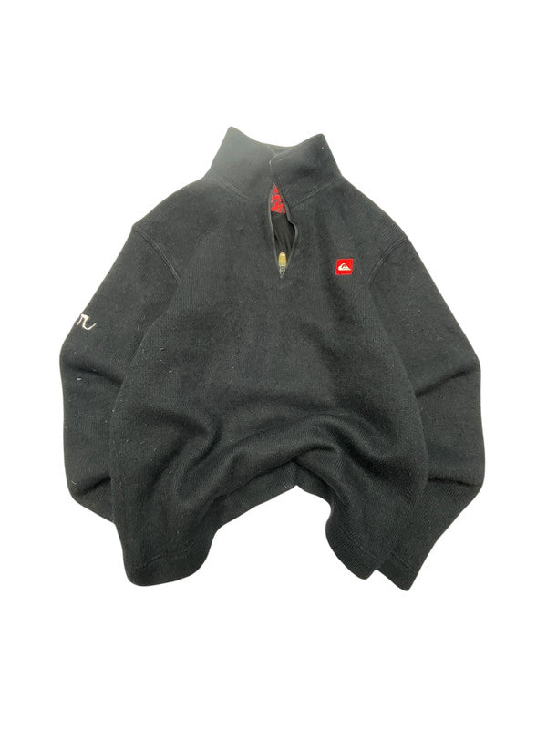 Black Quiksilver Half-zip Sweater Women's Large