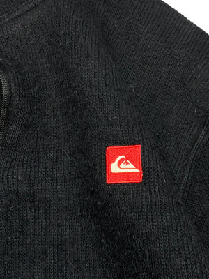 Black Quiksilver Half-zip Sweater Women's Large