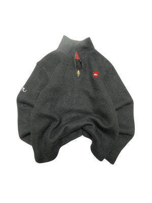 Black Quiksilver Half-zip Sweater Women's Large