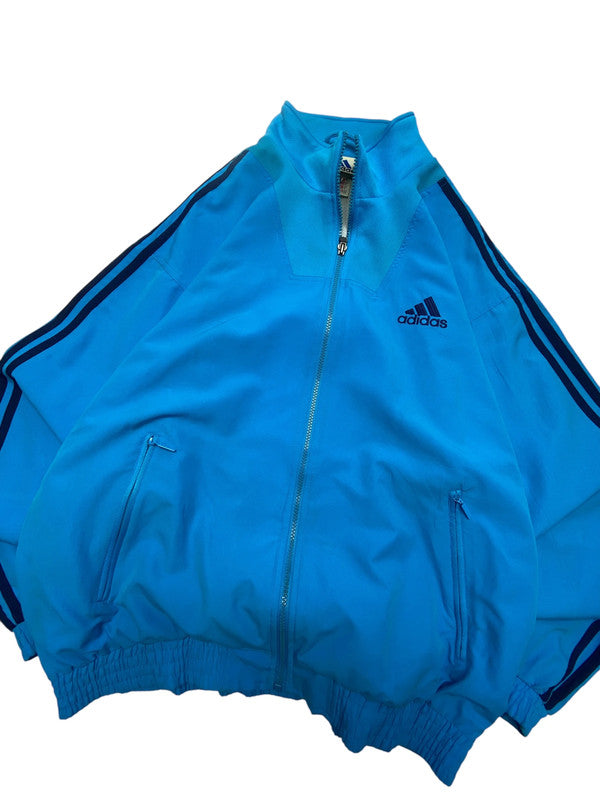 90s Blue Adidas Tracksuit Jacket Men's XL