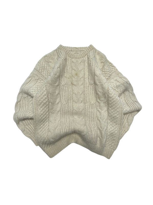 Beige Knitwear Jumper Men's Small