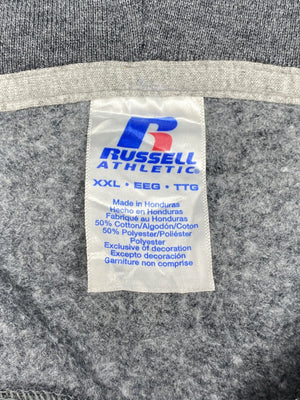 Grey Russell Athletic Zip-through Hoodie Men's XXL