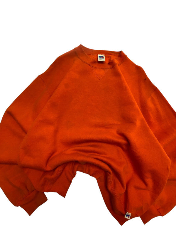 Orange Russell Athletic Sweatshirt Men's Medium