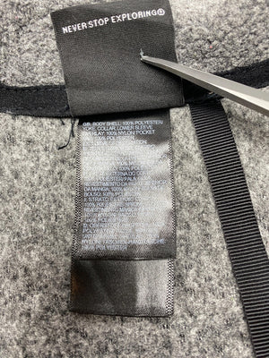 Grey The North Face Fleece Jacket Men's XS
