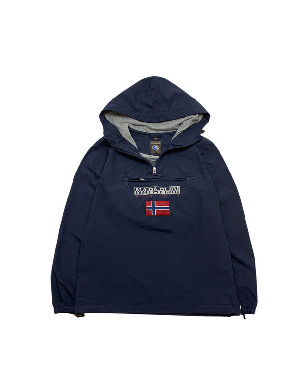 Navy Napapijri Anorak Jacket Men's Small