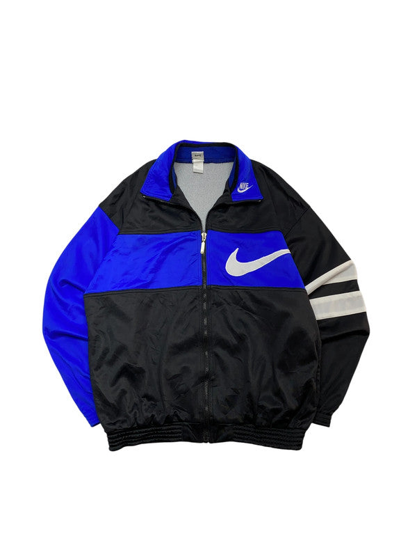 Blue-Black Nike Tracksuit Jacket Men's Medium