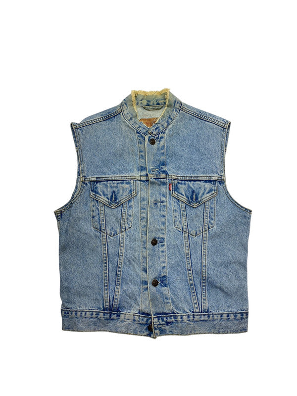 Blue Levi's Denim Vest Men's Small