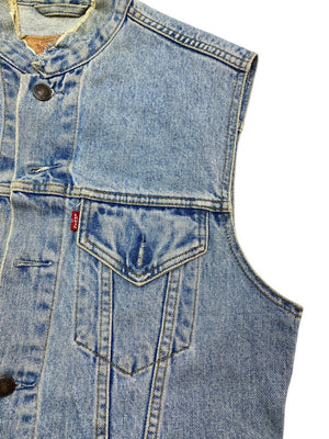Blue Levi's Denim Vest Men's Small