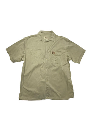 Khaki Rukka Short-sleeved Shirt Men's XL