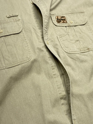 Khaki Rukka Short-sleeved Shirt Men's XL