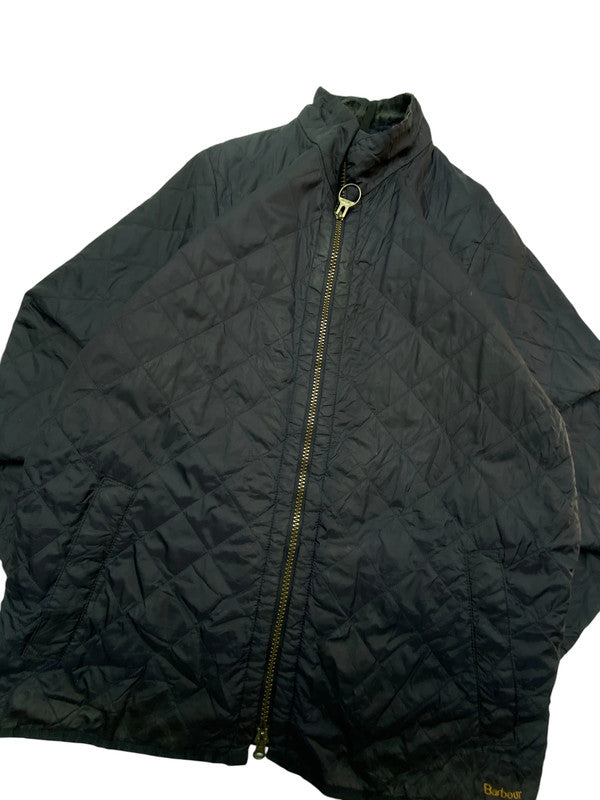 Black Barbour Quilted Jacket Men's Large