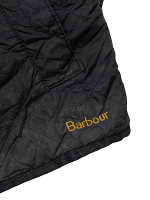 Black Barbour Quilted Jacket Men's Large
