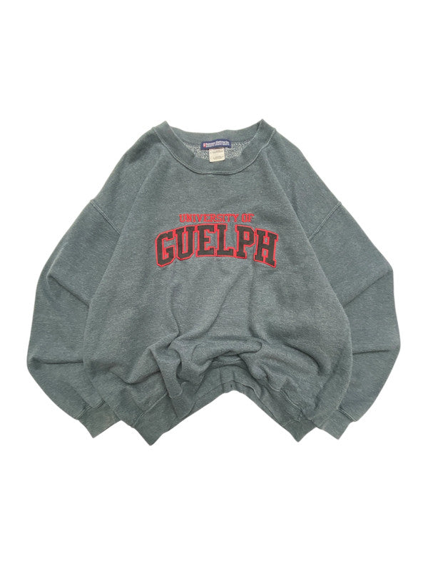 Grey Dubwear Badge Sweatshirt Men's Large
