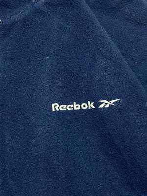 Navy Reebok Fleece Jacket Men's Large