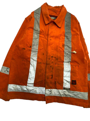 Orange Tough Duck Workwear Jacket Men's Large