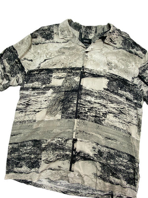 Grey Pull & Bear Short-sleeved Shirt Men's XL