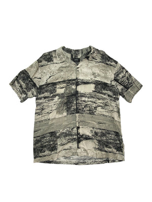Grey Pull & Bear Short-sleeved Shirt Men's XL
