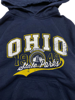 Black Gildan Print Hoodie Men's Small