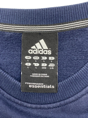 Navy Adidas Sweatshirt Men's Large