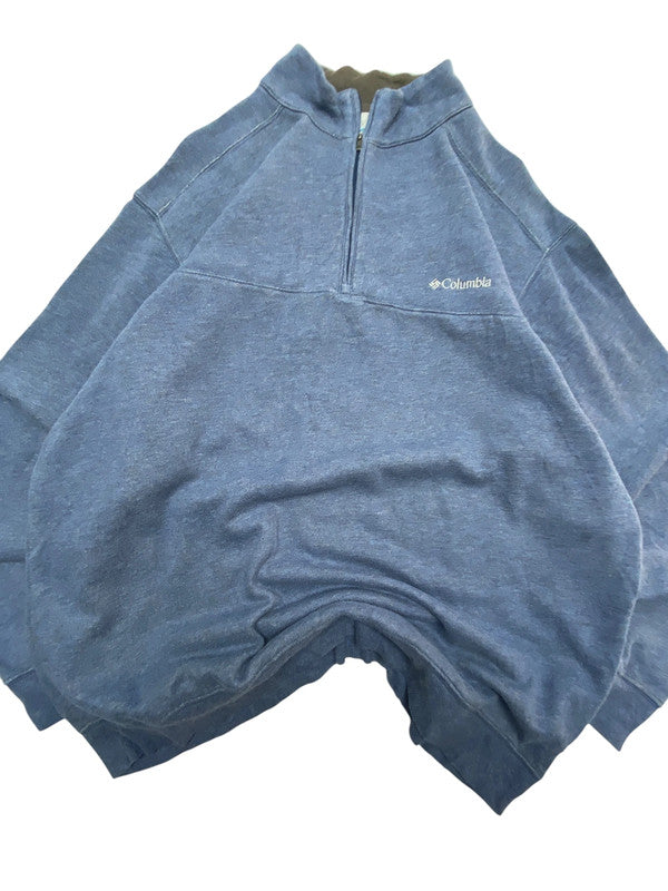 Blue Columbia Half-zip Sweatshirt Men's XL