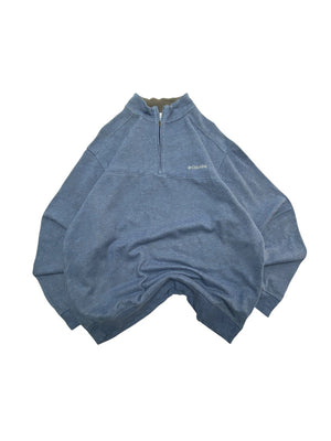 Blue Columbia Half-zip Sweatshirt Men's XL