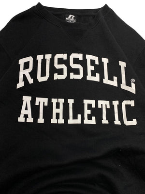 Black Russell Athletic Logo Sweatshirt Men's Large