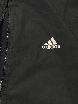 90s Black Adidas Windbreaker Men's XL