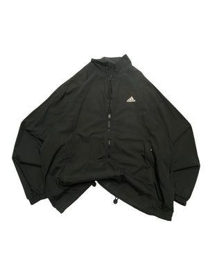 90s Black Adidas Windbreaker Men's XL