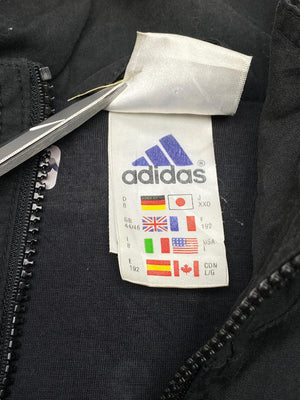 90s Black Adidas Windbreaker Men's XL