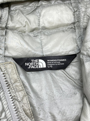 Grey The North Face Puffer Jacket Women's Large