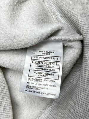 Grey Carhartt Zip-through Hoodie Men's XL