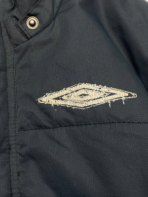 Black Umbro Puffer Jacket Men's Small