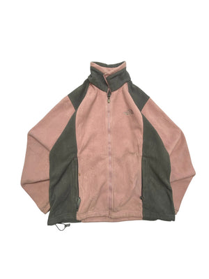 Pink The North Face Fleece Jacket Women's Large